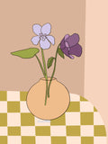 February | Violet and Primrose